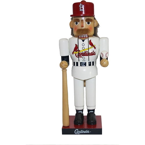 Kurt Adler 14" Cardinals Baseball Player Nutcracker