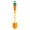 Orange#2, variant on 4-in-1 Carrot Cup Brush Long Handle Bottle Cleaning Brush Multi-Functional for Travel Mugs,Water Bottles & Glassware Hard & Soft Bristles with Brush 12.6" ABS Handle