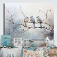 thumbnail image 2 of Designart "Birds on the Brink of Flight II" Animals Metal Wall Art Prints, 2 of 5