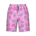 thumbnail image 6 of KLL Donuts Men's Casual Summer Beach Shorts Hawaiian Shorts with Pockets-3X-Large, 6 of 6