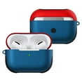 thumbnail image 1 of Compatible avec Étui Airpods Pro, Silicone Souple + Étui Rigide en PC, Boîtier de Recharge Sans Fil, Protection Complète, Anti-Rayures, Antichoc, Étui Compatible avec Apple Airpods Pro, 1 of 9