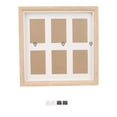 thumbnail image 2 of Wooden Collage Picture Frame, Wooden Mini Photo Frame Desktop Display Durable 3inch Multipurpose Easy To Install Hold 6pcs Photos  For Office, 2 of 8
