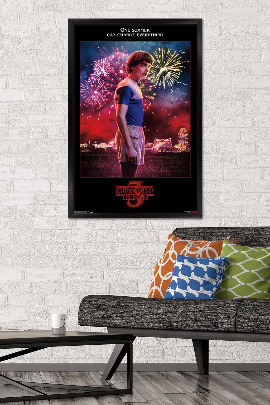 Netflix Stranger Things: Season 3 - Will Wall Poster, 22.375" x 34" Framed