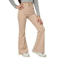 thumbnail image 5 of Angala Big Girls School Uniform Pants Flared Leg With High Waisted Fall Casual Girls Baggy Trousers, 5 of 6