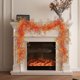 thumbnail image 1 of Halloween Decoration Artificial Leaf Rattan Hanging Indoor Home Halloween Christmas Party Fireplace Decoration, 1 of 6