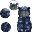 thumbnail image 6 of Esaierr Newborn Toddler Candy Color down Cotton Vest 9M-5Y Boys Girls Cartoon Printing Waistcoat Hooded Lightweight Winter Vest Tops Warm Cotton Sleeveless Jacket Fall Winter, 6 of 7