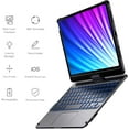 thumbnail image 5 of CHESONA iPad Air 5th Generation Case with Keyboard, iPad Air 4th Generation, 7 Color Backlit, 360° Rotatable, Black, 5 of 5
