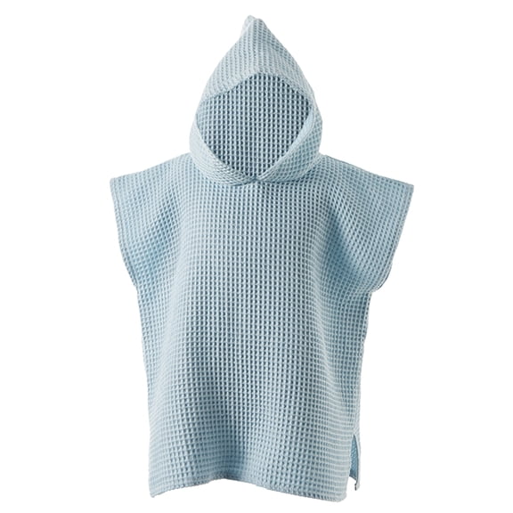 WRKEKC Kids Beach Towel Robe Hooded Poncho Solid Color Absorbent Quick Dry Swim Wrap for Pool 3-8 Years