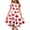 White, variant on GDREDA Birthday Dresses for Girl Canada Flag Print Girls' Canada Day Floral Dress Red & White Maple Leaf Print Tiered A Line With Flutter Sleeves And Pockets Comfortable Party Dress For Canadian