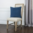 thumbnail image 5 of Blue Solid Flange Edged Modern Down Throw Pillow, 5 of 6