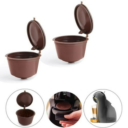 

4pcs Reusable Coffee Capsules Cup Filter For Dolce Gusto Refillable Brewers