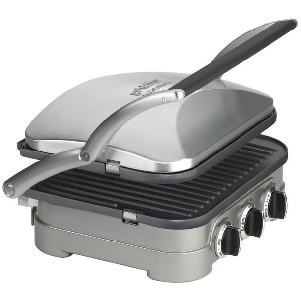 Cuisinart Griddler in CGR-4NEC, Reversible Nonstick Plates