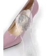 thumbnail image 3 of par 3/4 mujeres señora chica autoadhesivo Gel de silicona antideslizante cómodo zapato plantillas tacón alto zapato cojín Feliz Sencillez, 3 of 5