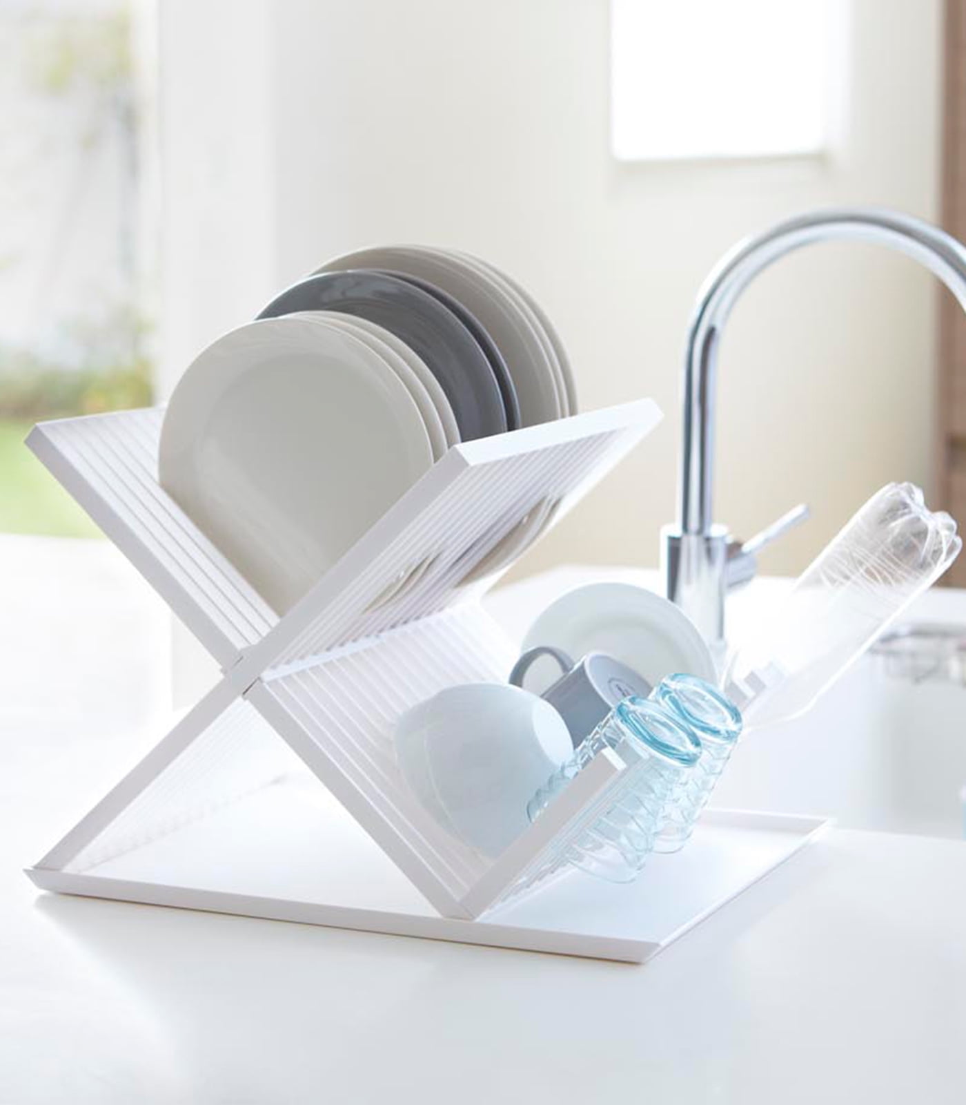 X shaped dish rack shop
