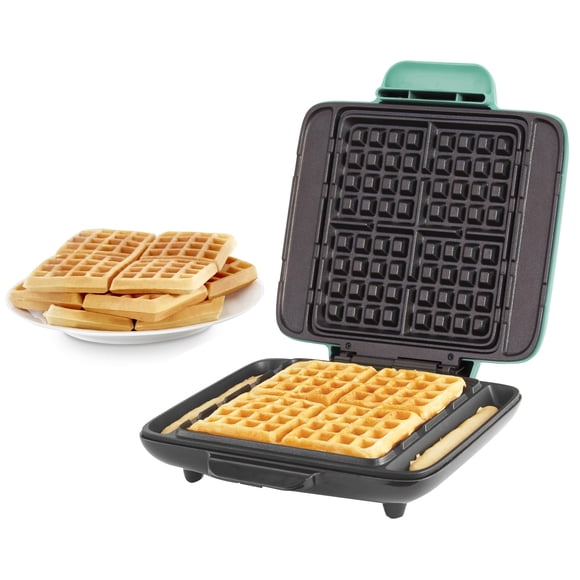DASH No-Drip Waffle Maker: Waffle Iron 1200W + Wa
