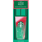 Starbucks 16oz DW Cold To Go Cup w Cold Brew + 2 Extra Straws - Tie Dye