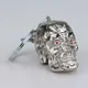 thumbnail image 4 of LLavero de cabeza de calavera Terminator con dije Vintage para hombre y mujer, llavero con colgante a la moda, joyería, accesorios para llaveros de coche, regalos nuevos, 4 of 5