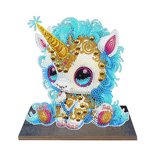 Adorno de diamante de cristal DIY, taladro de un solo lado, decoración de animales para el hogar, regalo para niños Hugtrwg Para estrenar
