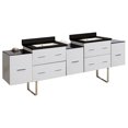 thumbnail image 1 of Imaginations Américaines 88.5 pouces W Vanity Set Blanc, 1 of 1