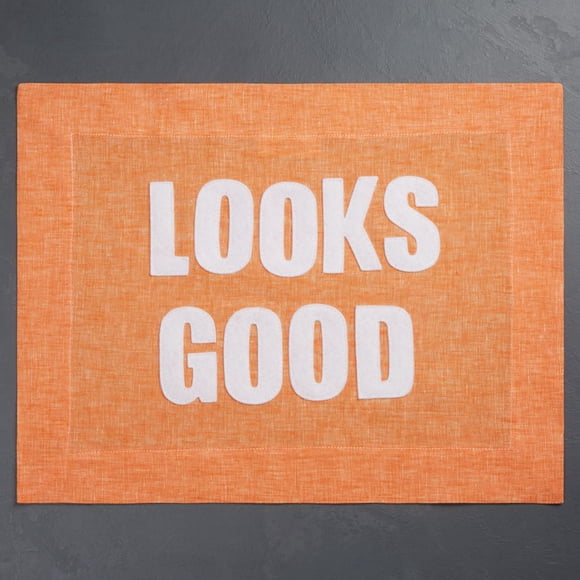 Alexandra Ferguson Set de Table Semblable Bon, Orange