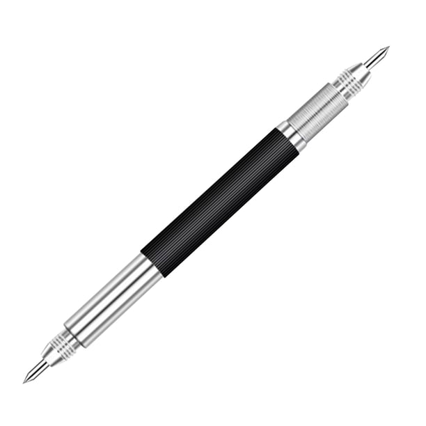 Pluma de marcado de grabado de punta de carburo de tungsteno Ehuebsd de doble cabezal herramientas ligeras de fácil transporte para vidrio y cerámica