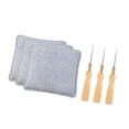 thumbnail image 4 of Juego de 3 almohadillas para fieltrar, tapete para fieltrar, accesorios prácticos, suministros para manualidades, resistente al desgaste, ideal para r, 4 of 9