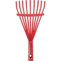 TEHAUX High-carbon Steel Rake Leaf Rake Fallen Leaves Rake Garden Lawn And Yard Metal Rake