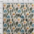 thumbnail image 3 of oneOone Silk Tabby Off White Fabric Camping Diy Clothing Quilting Fabric Print Fabric By Yard 42 Inch Wide, 3 of 6