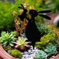 thumbnail image 5 of Acrylic Bunny Garden Decor, 17" Rabbit Yard Decor, Metal Yard Art Animals Garden Stakes Rabbit Silhouette, Rabbit Yard Decorations Outdoor, Bunny Garden Art for Flowerbeds Planters Patios Lawn, 5 of 6
