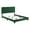 Emerald Green, variant on Pemberly Row Channel Tufted Performance Velvet King Bed in Navy