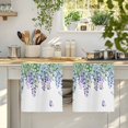 thumbnail image 4 of Wisteria Kitchen Towels Set of 2, Purple Flowers Leaves Butterflies Botanical Spring Absorbent Dish Towels for Kitchen, Microfiber Hand Towel, Quick Drying Tea Towel for Cleaning Dishcloths, 4 of 7