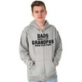 thumbnail image 4 of Grandpa Knows Everything Grandfather Zip Hoodie Sweatshirt Men Brisco Brands S, 4 of 6