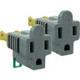 thumbnail image 4 of GE Polarized Grounding Outlet Adapter 2 Pack, Turn 2 Prong into 3-Prong, 4 of 5