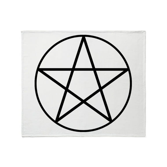 CafePress - Pentacle Throw Blanket - Soft Fleece Throw Blanket, 50"x60" for All Ages