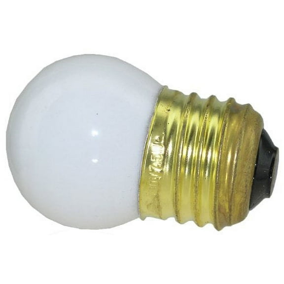 Novelty Light, 7.5-S11 Commerical Grade S11 Ceramic Replacement Bulbs, E26 Medium Base, 7 Watt, 25 Pack (White)