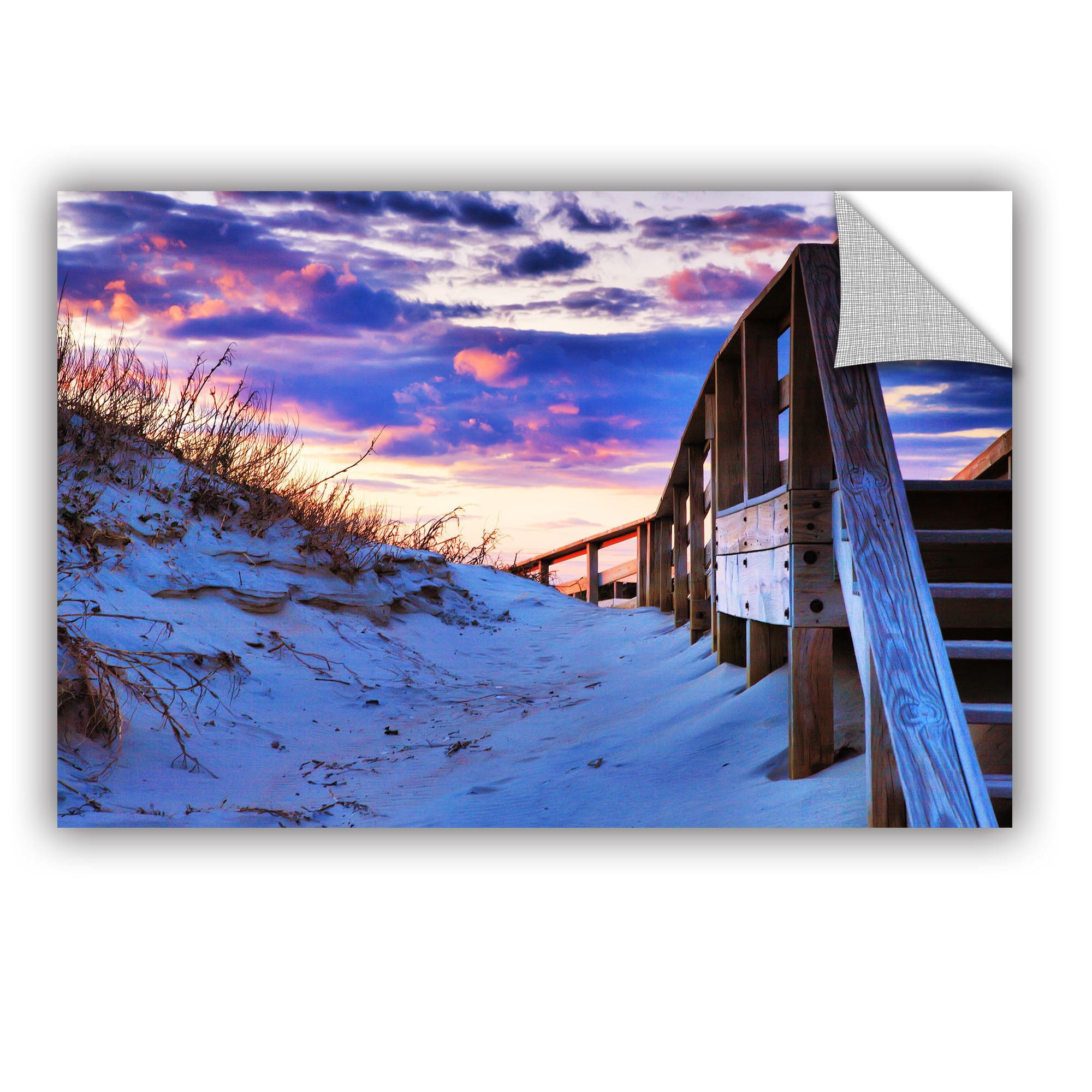 ArtAppealz Steve Ainsworth "Sunset at Ocracoke" Removable Wall Art