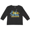thumbnail image 3 of Inktastic I Rock This Extra Chromosome Down Syndrome Awareness Boys or Girls Long Sleeve Toddler T-Shirt, 3 of 5