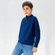 thumbnail image 1 of Cowsor Boys Girls Crewneck Sweatshirts Toddler Baby Sweatshirt Solid Cotton Soft Long Sleeve Active Pullover Tshirts, 1 of 7