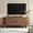 Walnut, variant on 55 Inch TV Stand with Built-in Power Outlet, Compatible with TVs Up to 60 Inches, Modern Entertainment Center with Adjustable Shelves, Storage Space, and Sliding Doors, Walnut