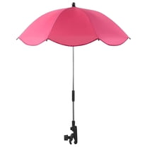 GASTROPOD Adjustable Sun Shade Umbrella with Clamp for Strollers, Beach Chairs, and Wheelchairs - Foldable Travel Umbrella for Toddlers