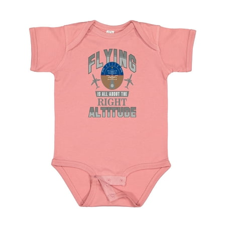 

Inktastic Pilot Flying About Right Altitude Gift Baby Boy or Baby Girl Bodysuit