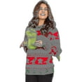 thumbnail image 2 of Chandail Adulte Rouge et Vert 3d T-rex Chandail de Noël Moelleux Haute Qualité, 2 of 5