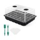 thumbnail image 1 of Propagación Semillas Contenedor La Planta Flores Semilla Cultiva Caja 24/48 Agujeros Con Cúpula Humedad para Casa Y Los Jardines Verdes, 1 of 9