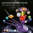 thumbnail image 4 of Solar System Model DIY Kit Planetary Projector with 8 Planets Paint and Brush Projection Function, 4 of 8
