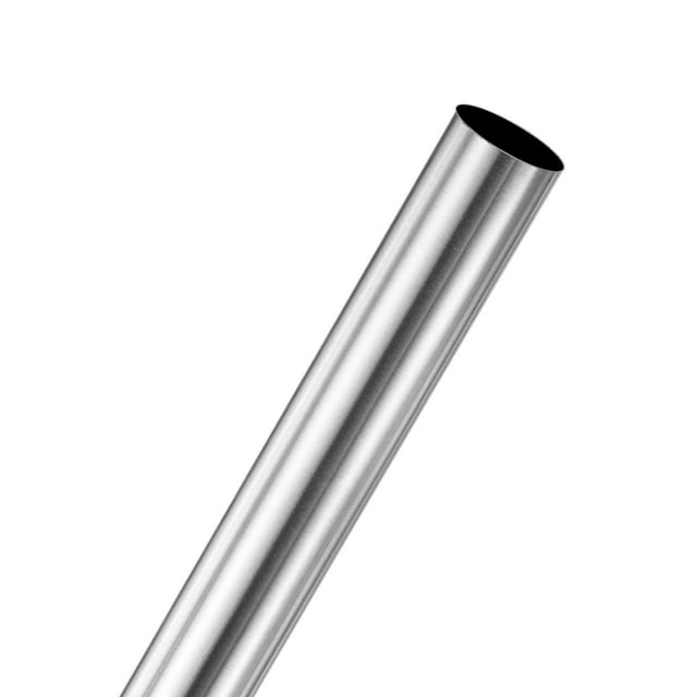 Tubo de acero inoxidable Uxcell 1Pcs, 12mm OD 0.3mm de grosor de pared 300mm L tubería recta para construcción/mecanizado/manualidades, tubo recto de metal