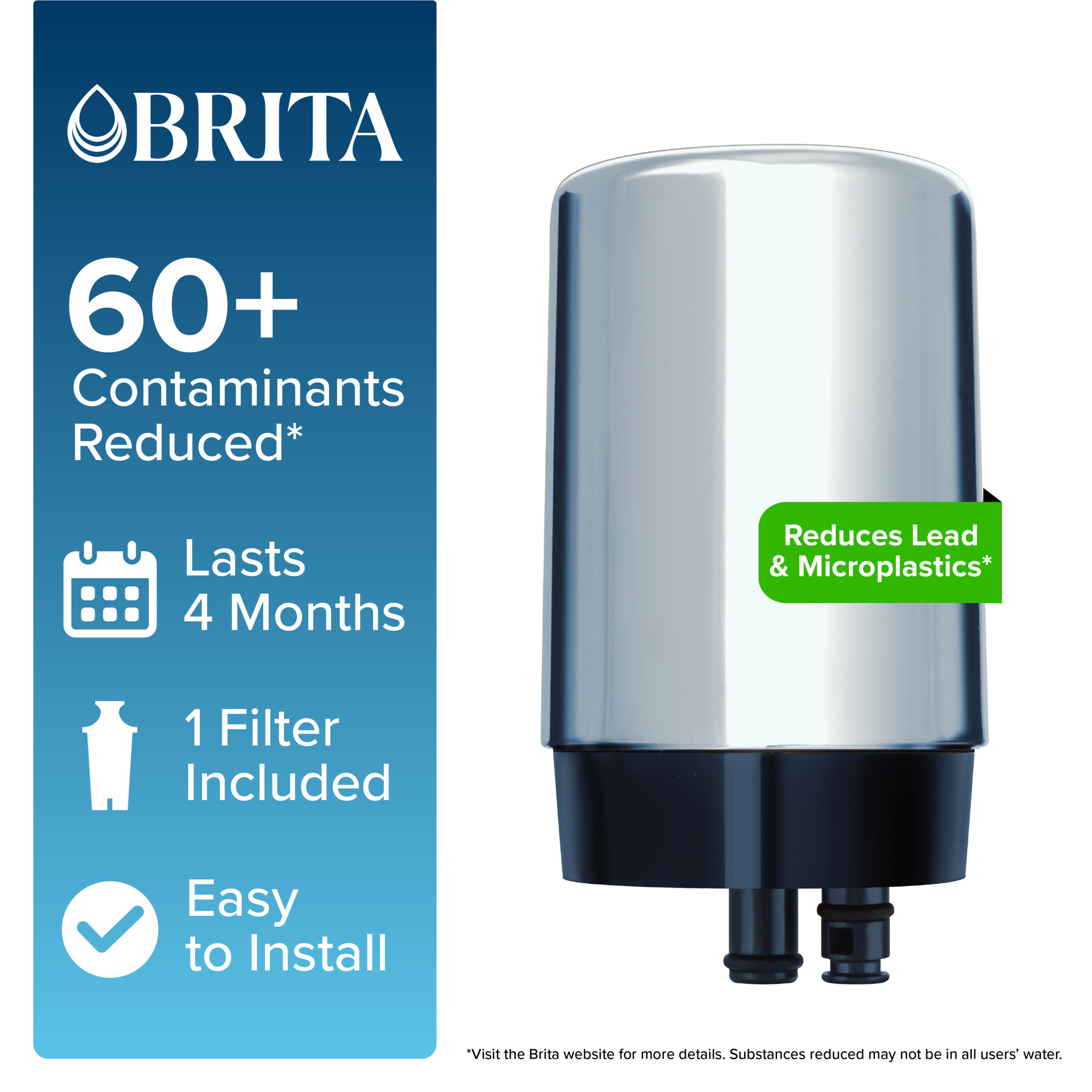 Brita Elite Chrome Replacement Water Filter photo 1