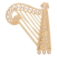 thumbnail image 1 of GOOHOCHY Broche de arpa, alfiler creativo para ropa, broche de metal, alfiler de solapa para instrumento, decoración de traje, 1 of 8