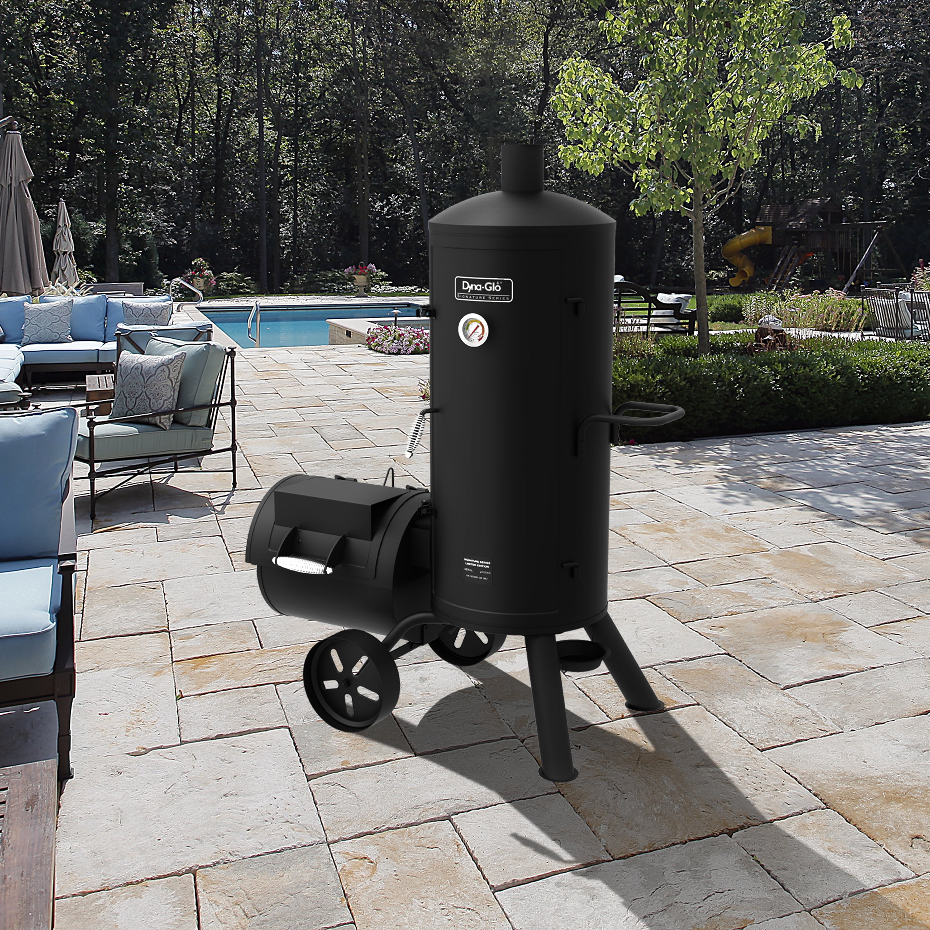Dyna-Glo Charcoal Offset Smoker - Walmart.com