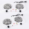 thumbnail image 5 of Double Hot Plate Portable Double Coil For Burner Electric Stove Fast Heating, 5 of 5