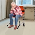 thumbnail image 5 of 350LB Foldable Stair Lift Chair with Brake, Portable Medical Stair Chair Transportation Emergency Evacuation Aluminum Stair Chair W/Adjustable Straps Quick Release Buckles, 5 of 19